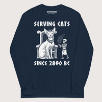 Navy Serving Cats Since 2890 BC - Long Sleeve - history buff gift by HistoHead