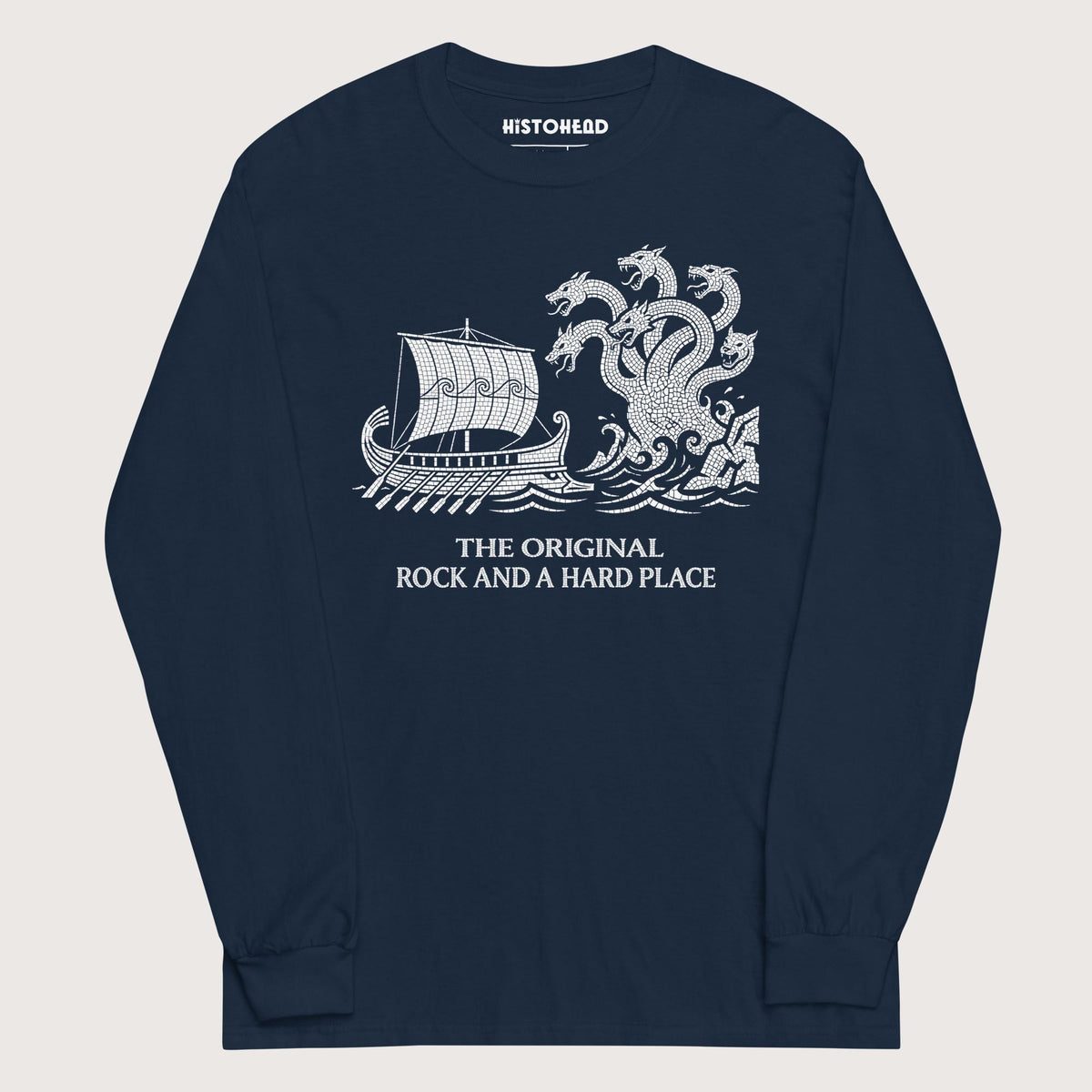 Navy Odyssey Rock and a Hard Place - Long Sleeve - history buff gift by HistoHead