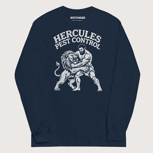 Navy Hercules Pest Control - Long Sleeve - history buff gift by HistoHead
