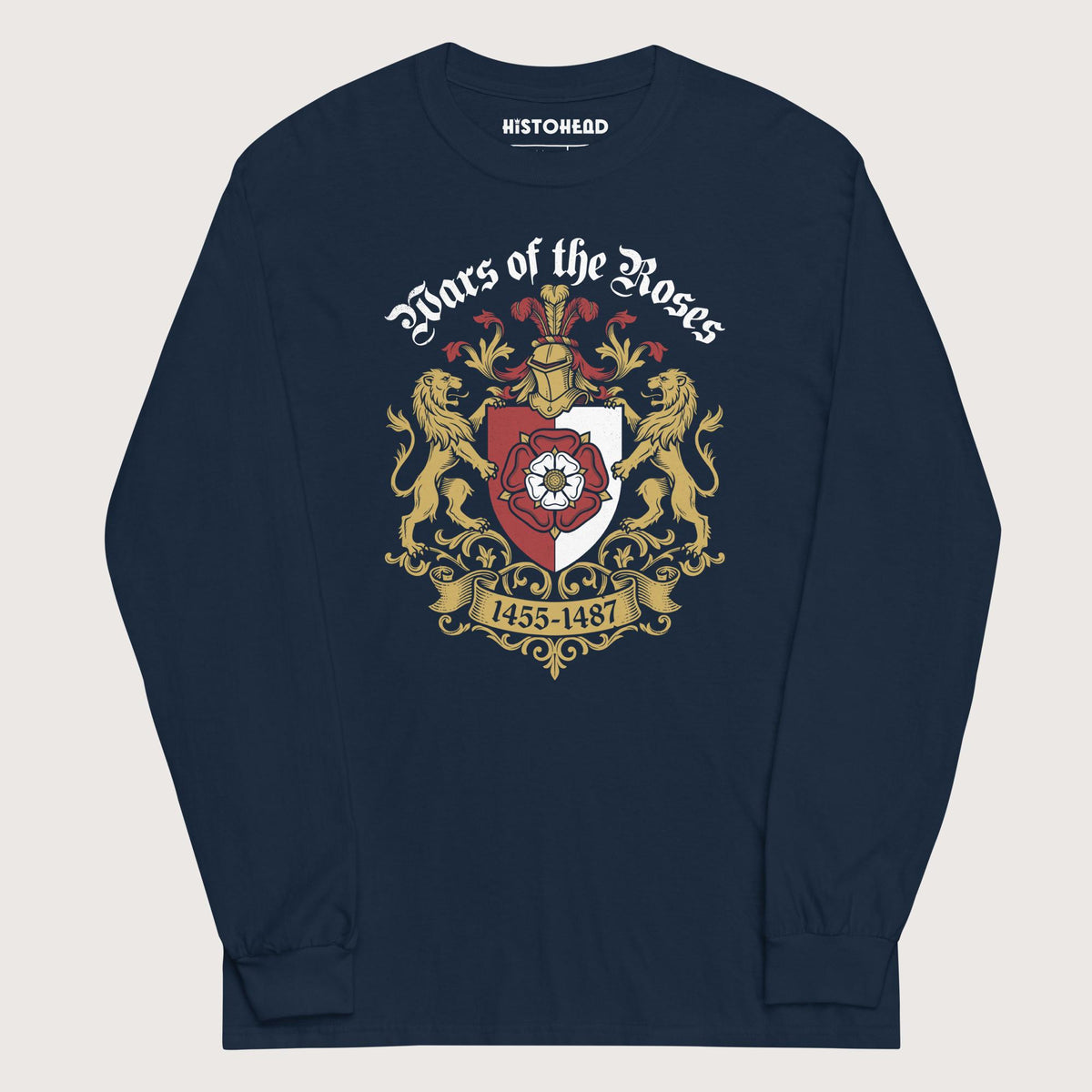 Navy Wars of the Roses - Long Sleeve - history buff gift by HistoHead