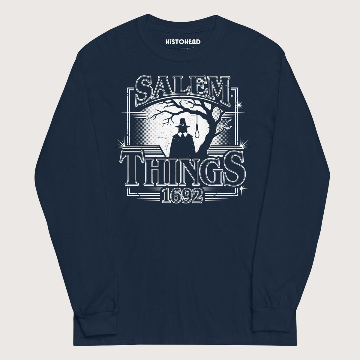 Navy Salem Things 1692 - Long Sleeve - history buff gift by HistoHead