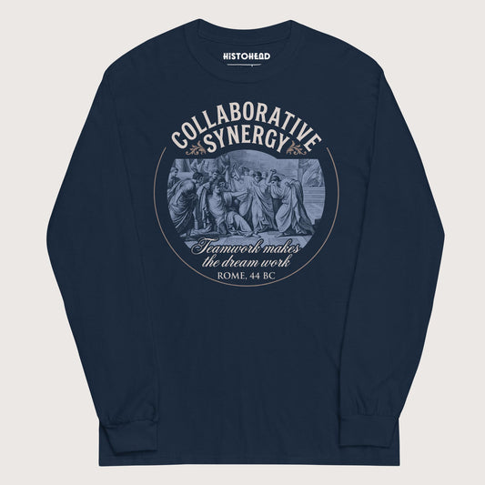 Navy Collaborative Synergy - Long Sleeve - history buff gift by HistoHead