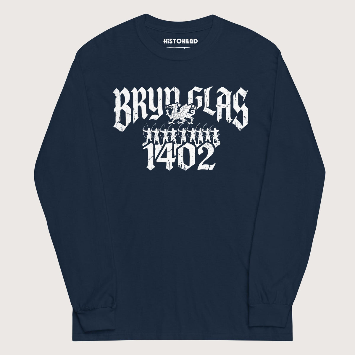 Navy Battle of Bryn Glas 1402 - Long Sleeve - history buff gift by HistoHead