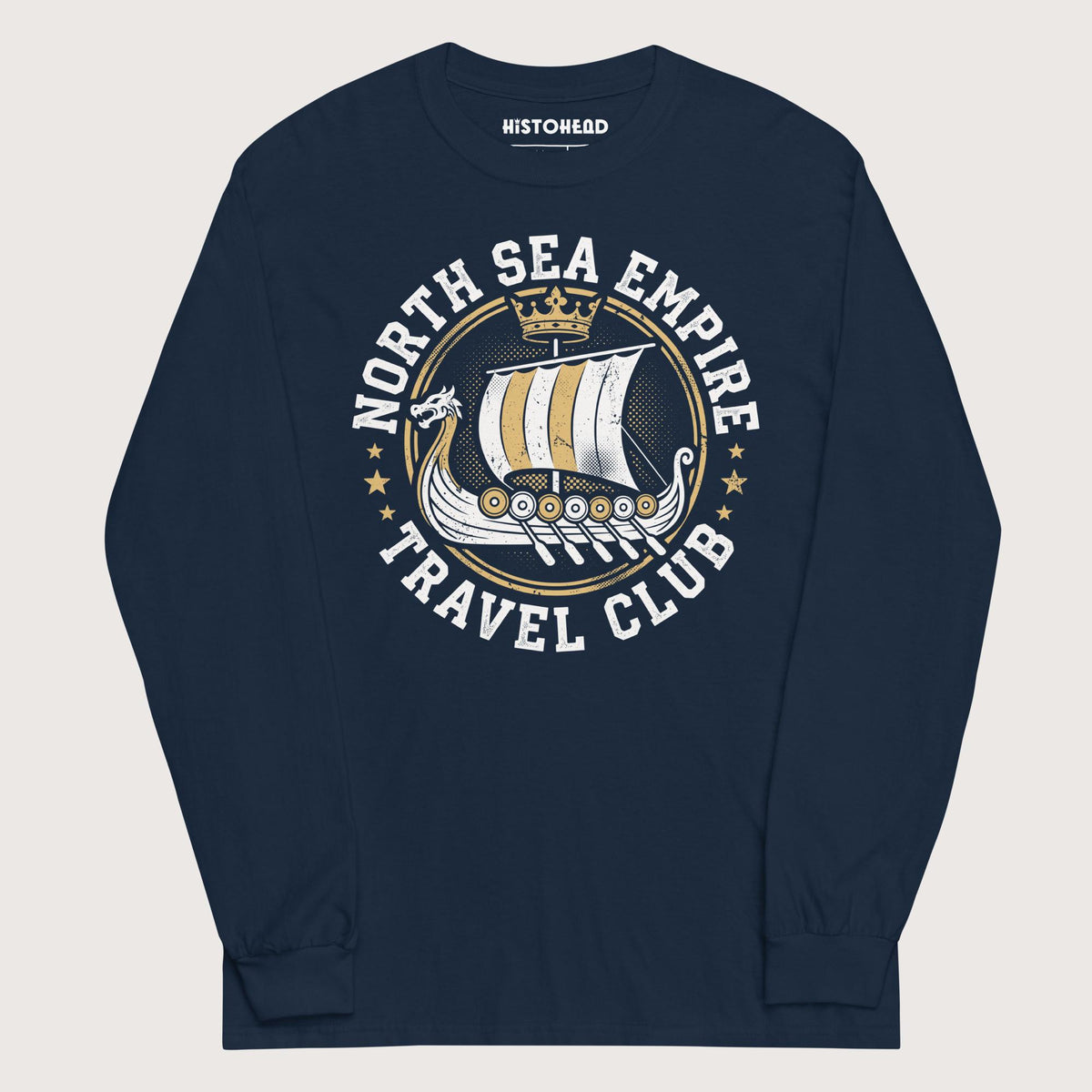 Navy North Sea Empire Travel Club - Long Sleeve - history buff gift by HistoHead