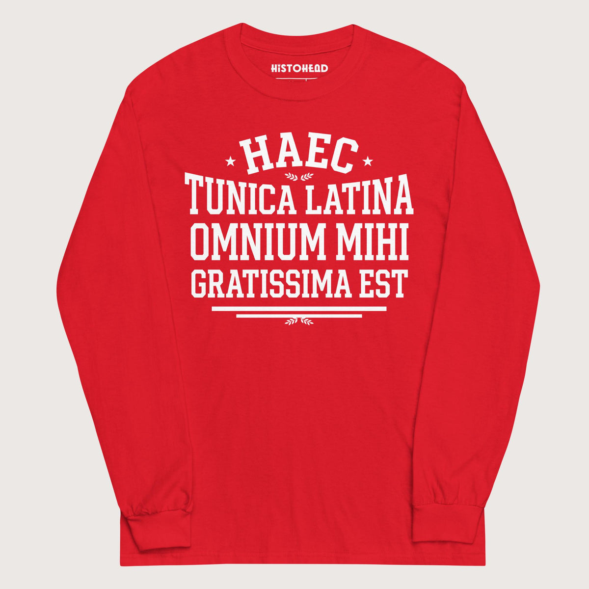 Red This Is My Favorite Latin Shirt - Long Sleeve - history buff gift by HistoHead