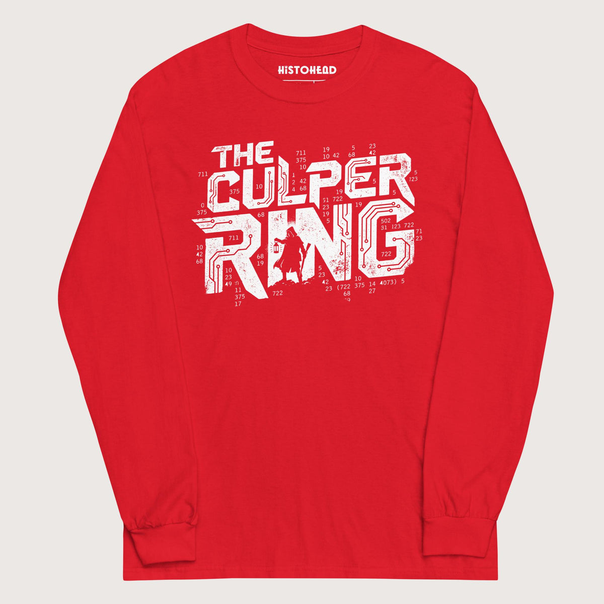 Red The Culper Ring - Long Sleeve - history buff gift by HistoHead
