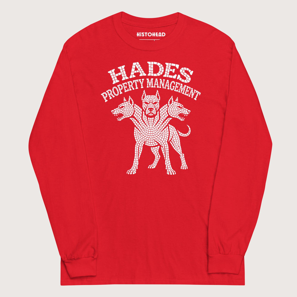 Red Hades Property Management - Long Sleeve - history buff gift by HistoHead
