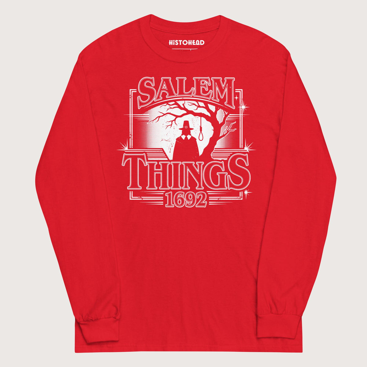Red Salem Things 1692 - Long Sleeve - history buff gift by HistoHead