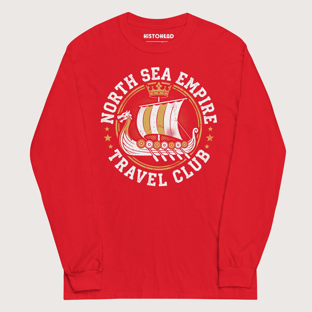 Red North Sea Empire Travel Club - Long Sleeve - history buff gift by HistoHead