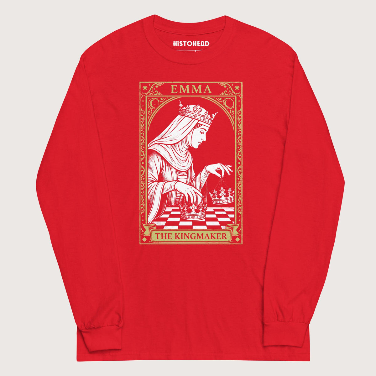 Red Emma of Normandy The Kingmaker - Long Sleeve - history buff gift by HistoHead