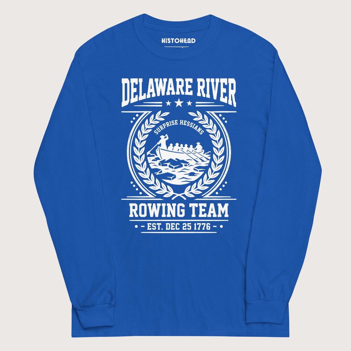Royal Delaware River Rowing Team - Long Sleeve - history buff gift by HistoHead