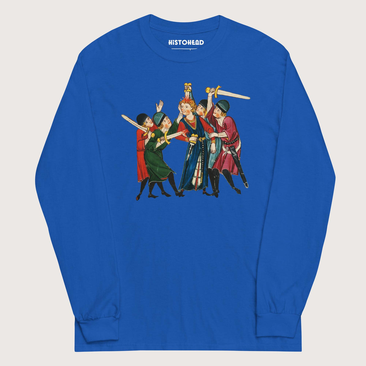 Royal Medieval Positivity - Long Sleeve - history buff gift by HistoHead