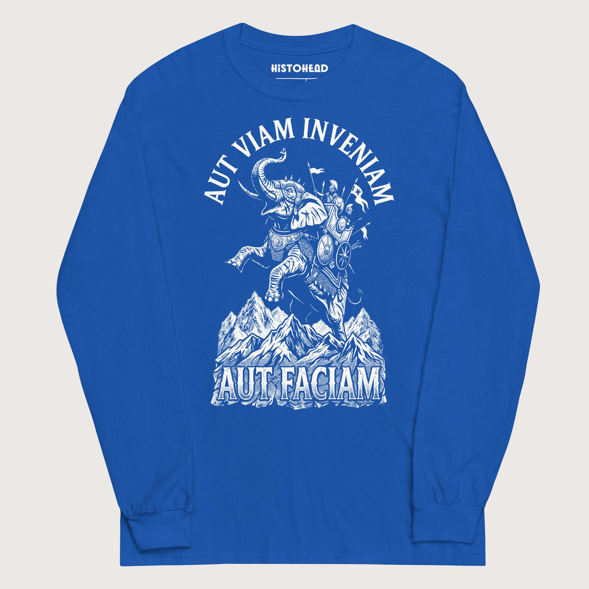Royal Aut Viam Inveniam Hannibal Quote - Long Sleeve - history buff gift by HistoHead