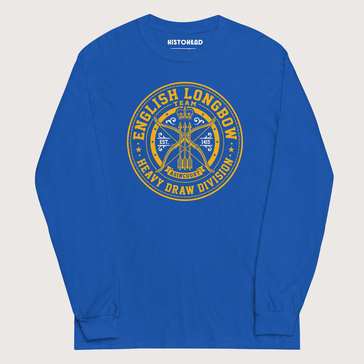 Royal English Longbow Heavy Draw Division - Long Sleeve - history buff gift by HistoHead