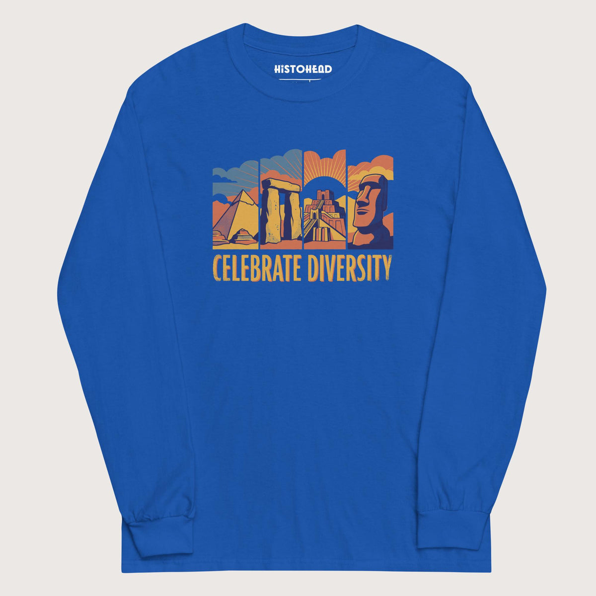 Royal Celebrate Diversity Stone Wonders Edition - Long Sleeve - history buff gift by HistoHead