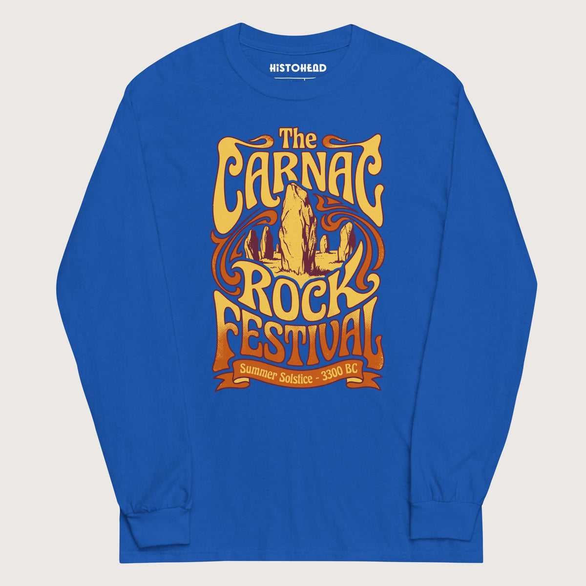 Royal Carnac Rock Festival - Long Sleeve - history buff gift by HistoHead