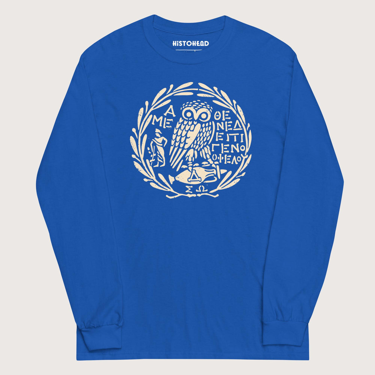 Royal Owl of Athena 2 - Long Sleeve - history buff gift by HistoHead