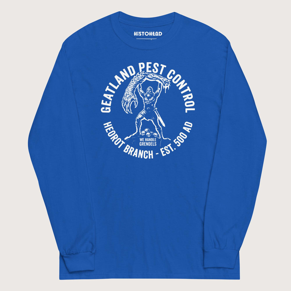 Royal Geatland Pest Control - Long Sleeve - history buff gift by HistoHead
