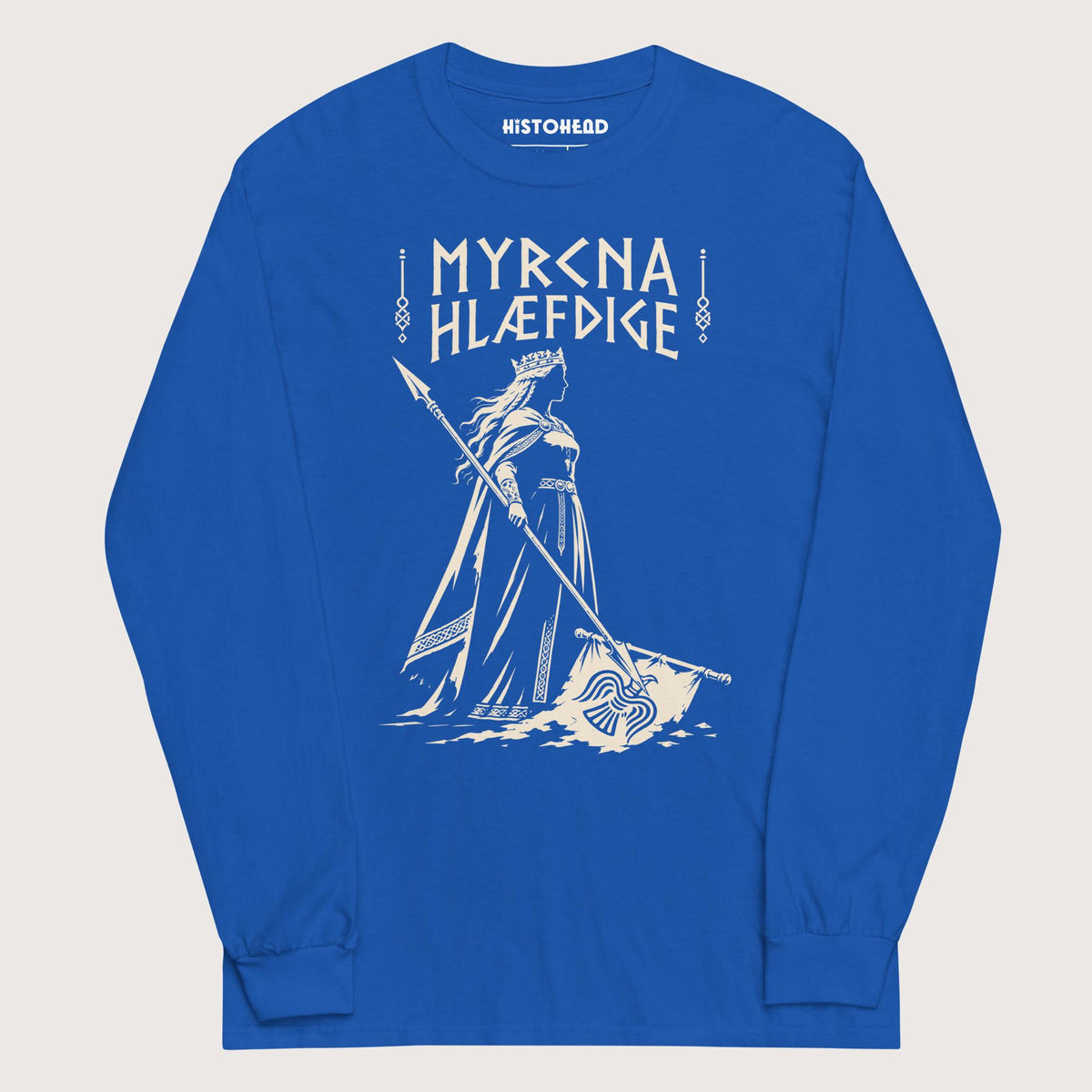 Royal Æthelflæd Myrcna Hlæfdige - Long Sleeve - history buff gift by HistoHead