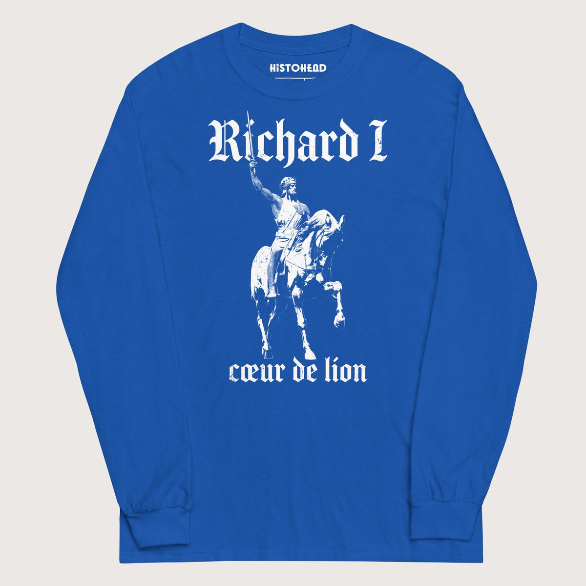 Royal Richard I Coeur de Lion - Long Sleeve - history buff gift by HistoHead