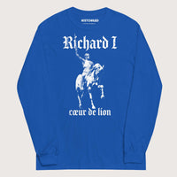 Royal Richard I Coeur de Lion - Long Sleeve - history buff gift by HistoHead