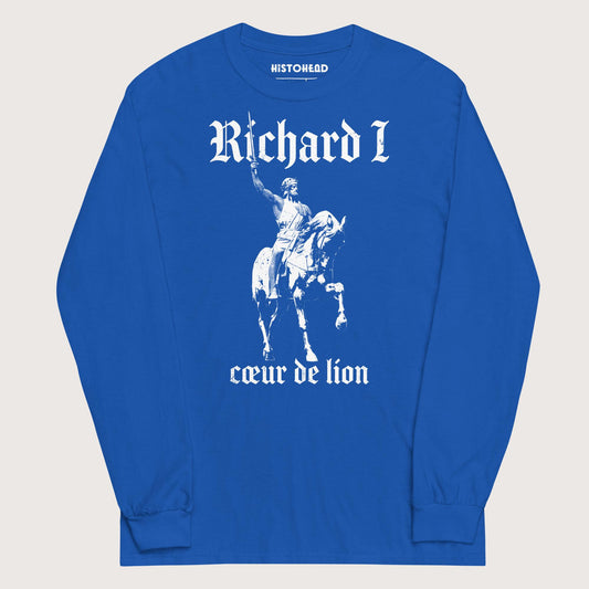 Royal Richard I Coeur de Lion - Long Sleeve - history buff gift by HistoHead