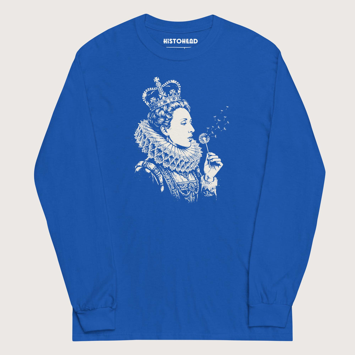 Royal Elizabeth I Blowing Wishes - Long Sleeve - history buff gift by HistoHead