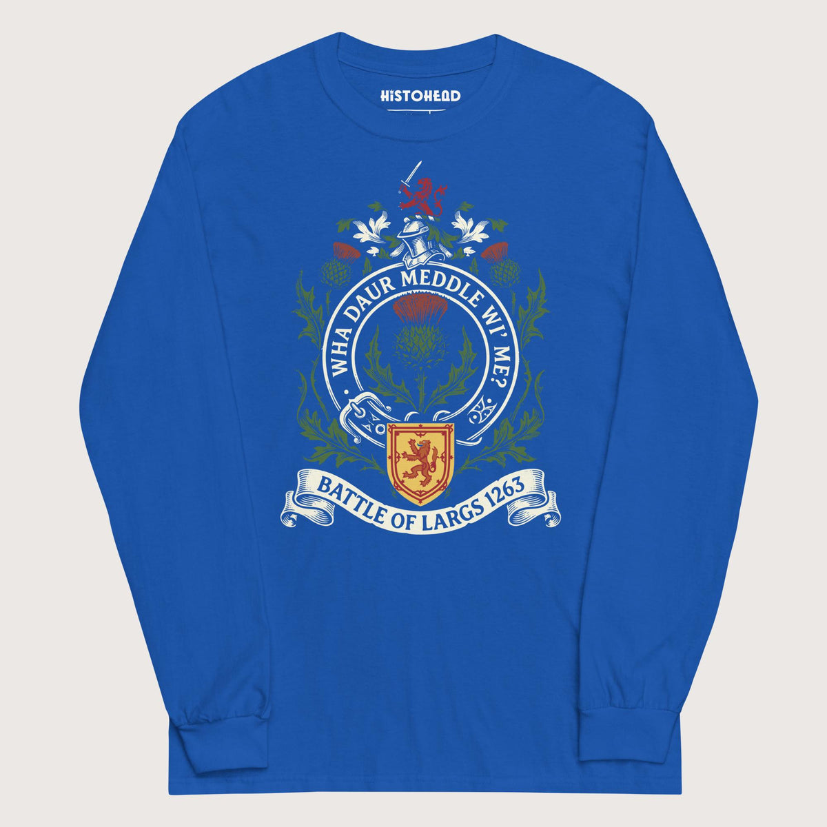 Royal Scotland Battle of Largs 1263 - Long Sleeve - history buff gift by HistoHead