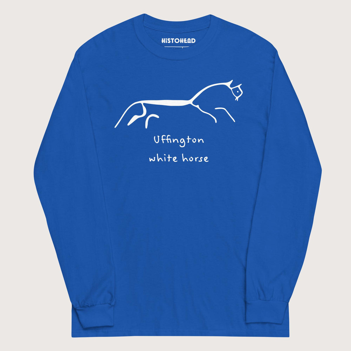 Royal Uffington White Horse - Long Sleeve - history buff gift by HistoHead
