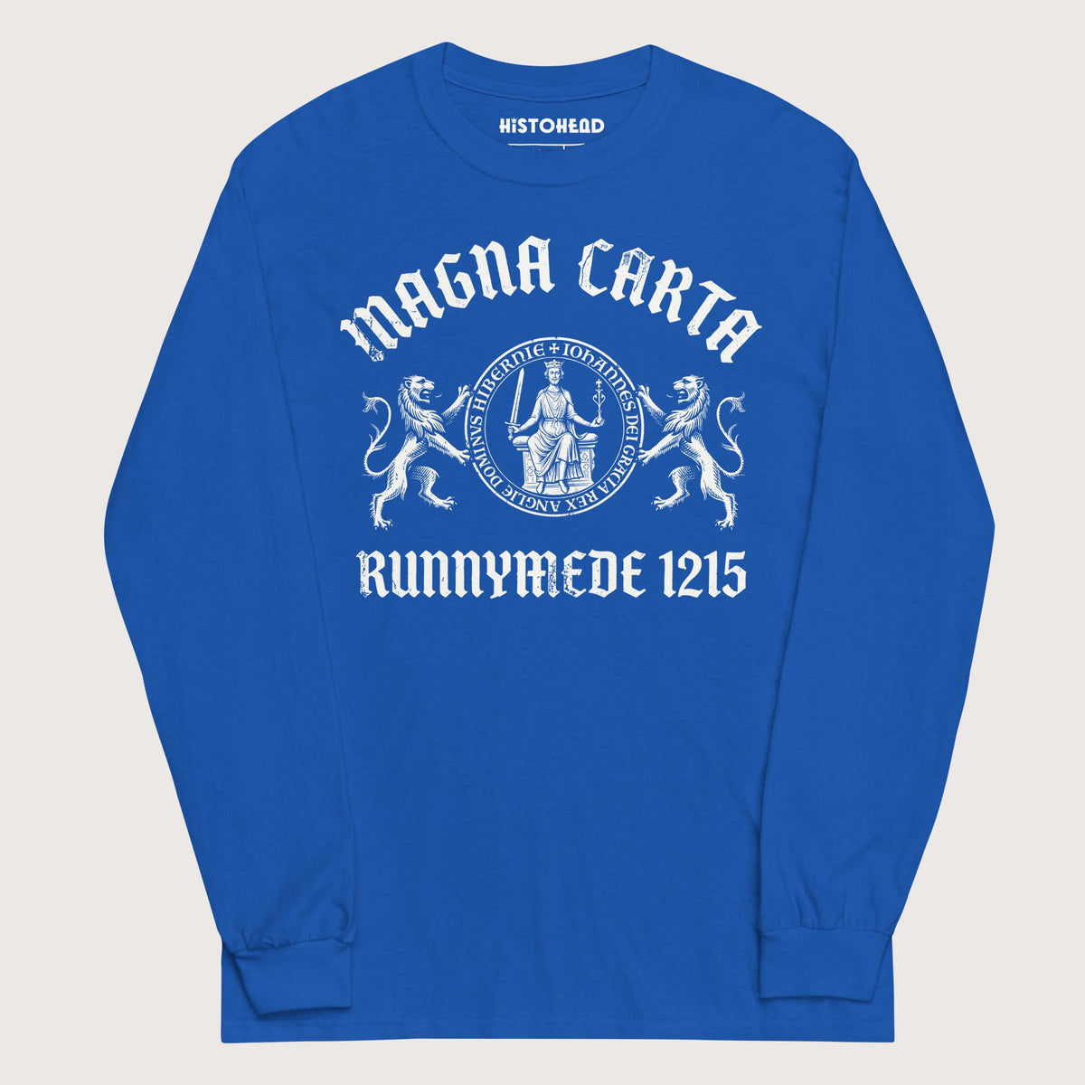 Royal Magna Carta King John Seal - Long Sleeve - history buff gift by HistoHead