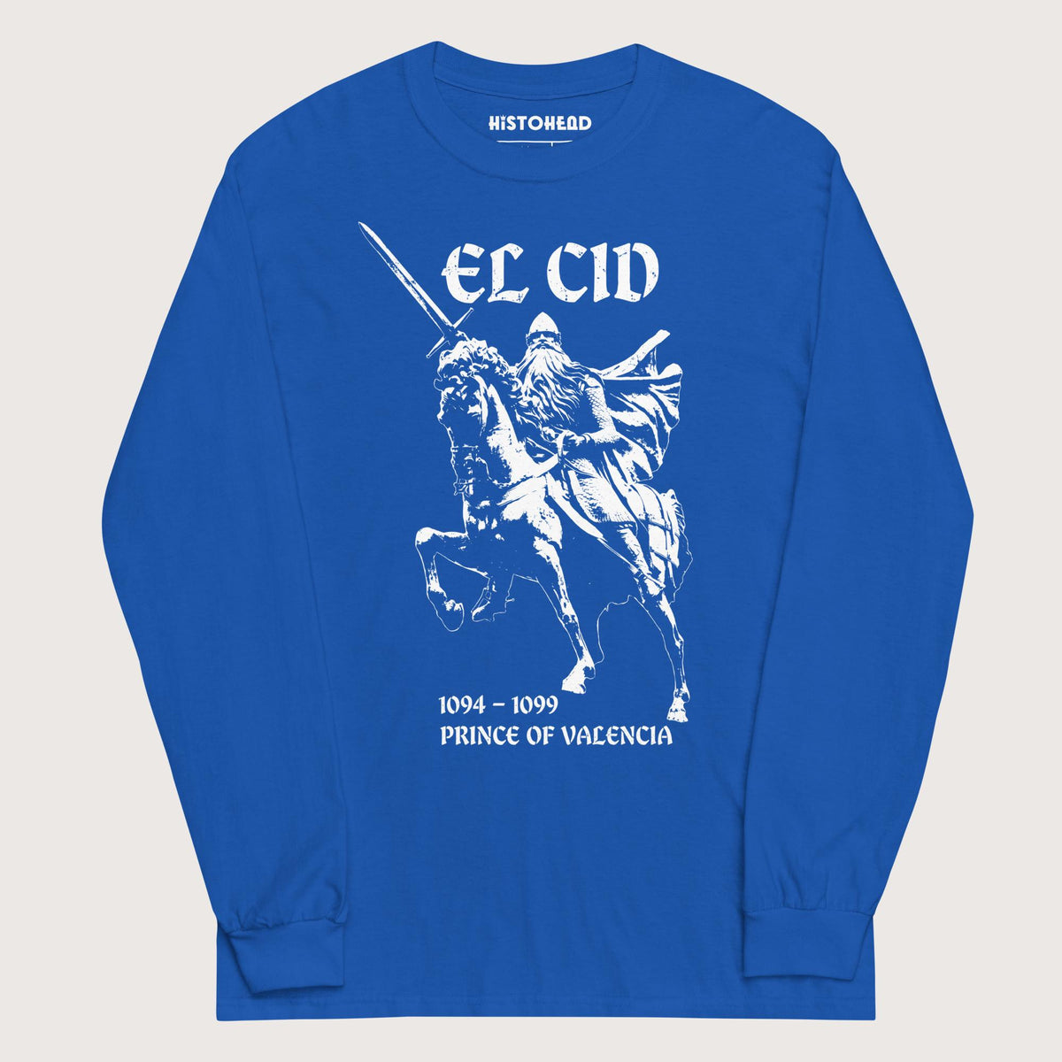 Royal El Cid Prince of Valencia - Long Sleeve - history buff gift by HistoHead