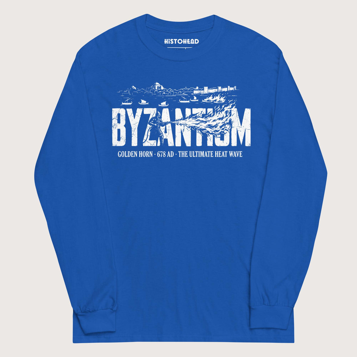 Royal Greek Fire 678 - Long Sleeve - history buff gift by HistoHead