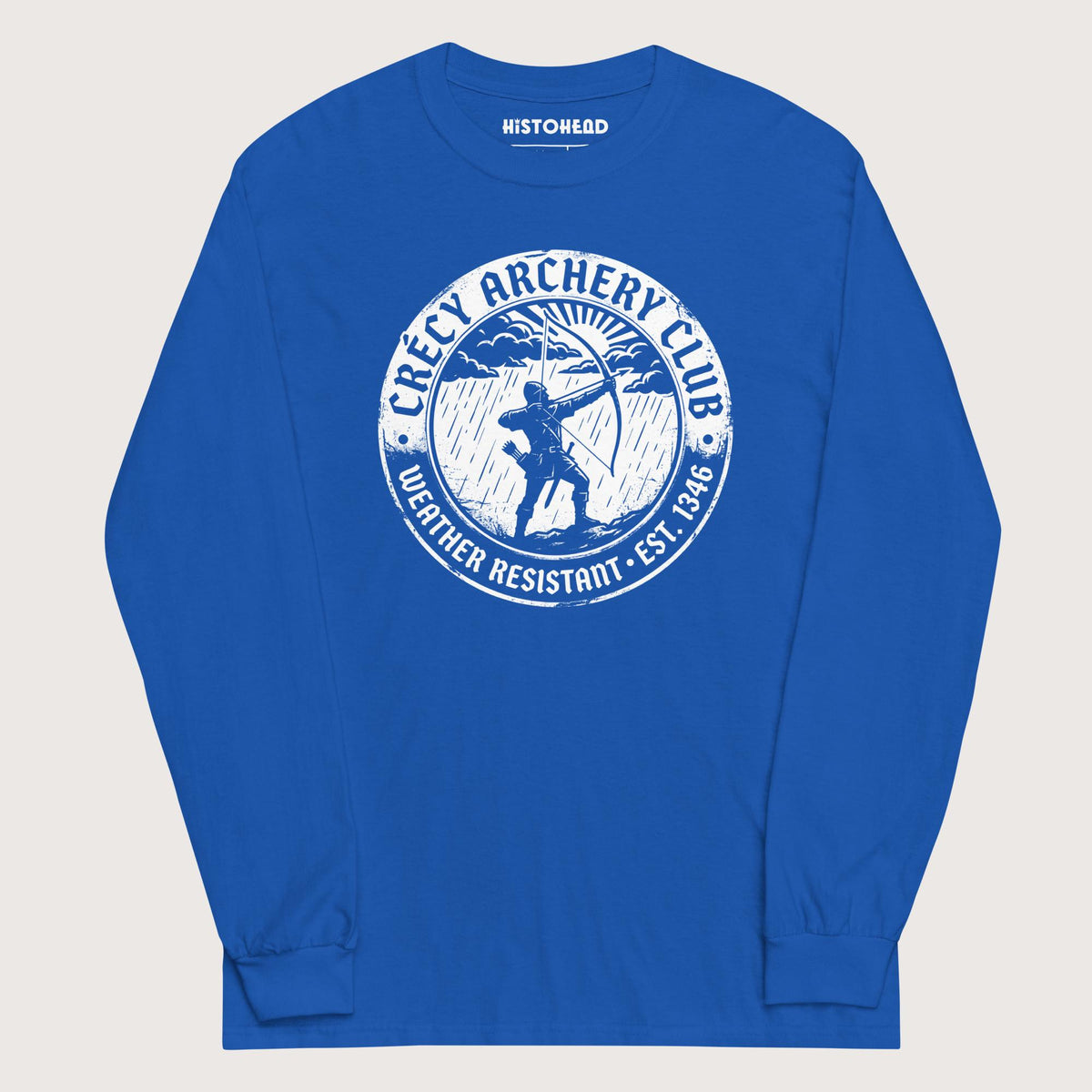 Royal Crecy Archery Club - Long Sleeve - history buff gift by HistoHead