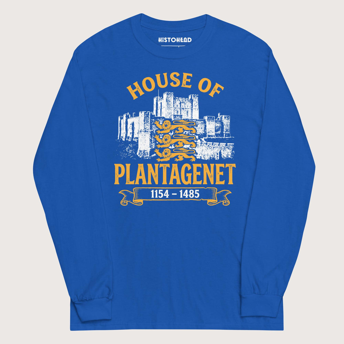 Royal House of Plantagenet - Long Sleeve - history buff gift by HistoHead