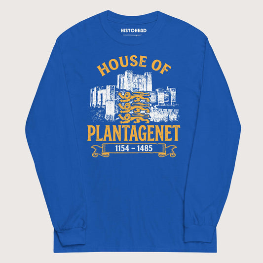 Royal House of Plantagenet - Long Sleeve - history buff gift by HistoHead