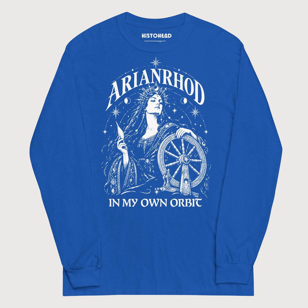 Royal Arianrhod In My Own Orbit - Long Sleeve - history buff gift by HistoHead