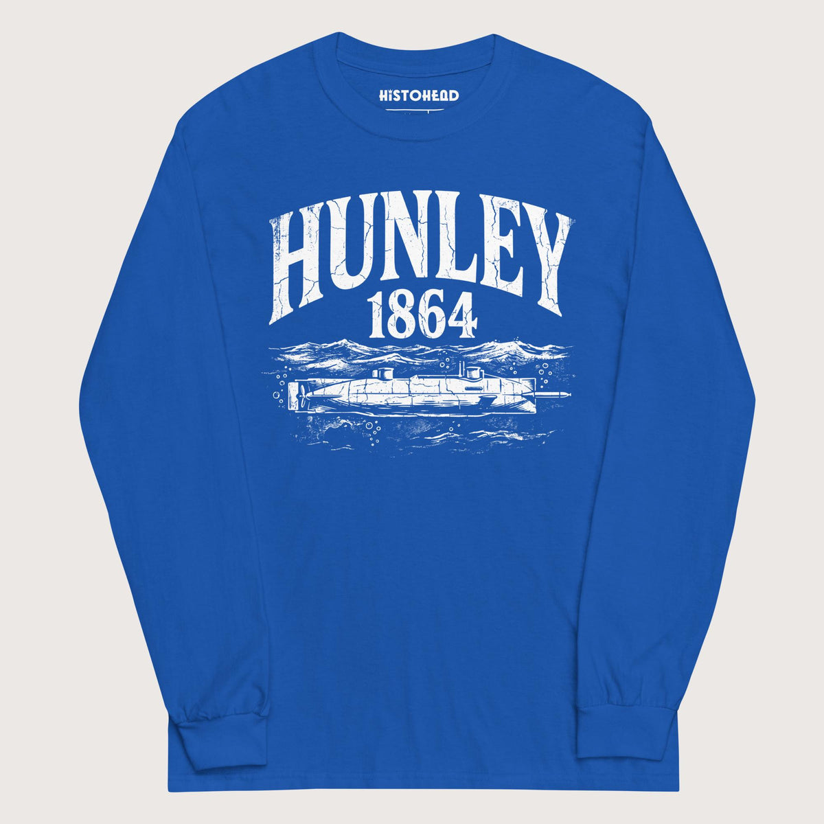 Royal Hunley Submarine - Long Sleeve - history buff gift by HistoHead