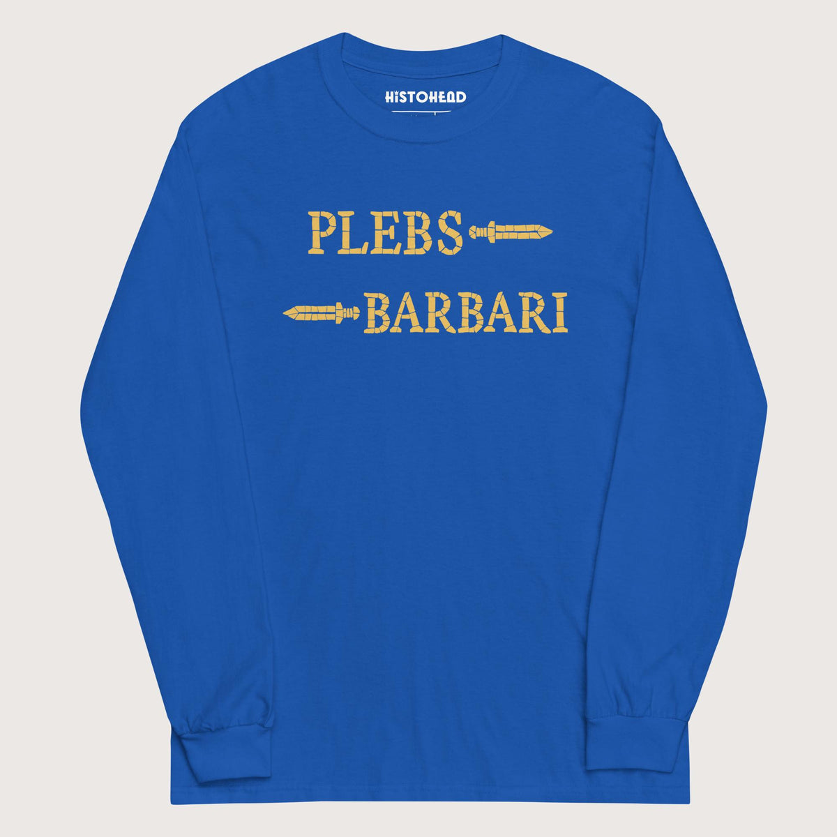 Royal Mosaic Plebs or Barbari - Long Sleeve - history buff gift by HistoHead