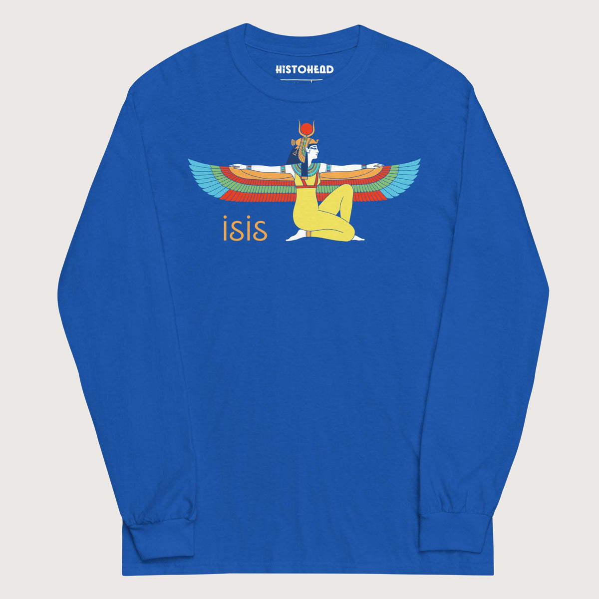 Royal Egyptian Goddess Isis - Long Sleeve - history buff gift by HistoHead