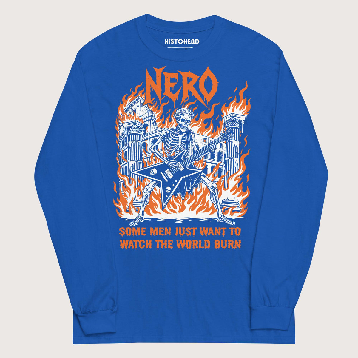 Royal Nero Watch the World Burn - Long Sleeve - history buff gift by HistoHead