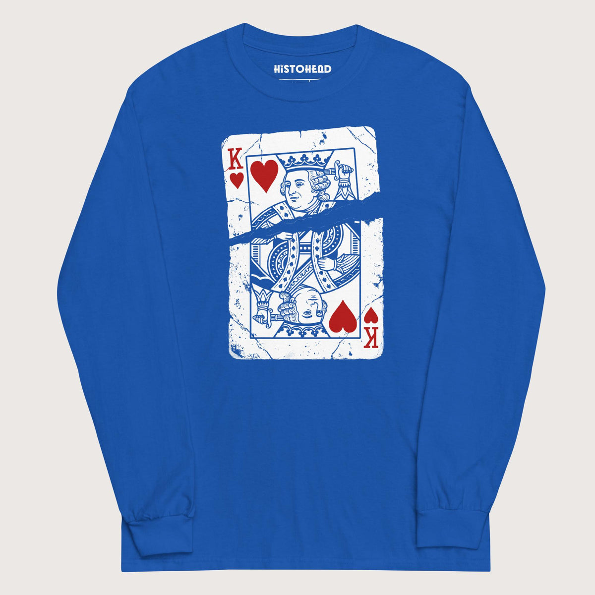 Royal Louis XVI Playing Card - Long Sleeve - history buff gift by HistoHead