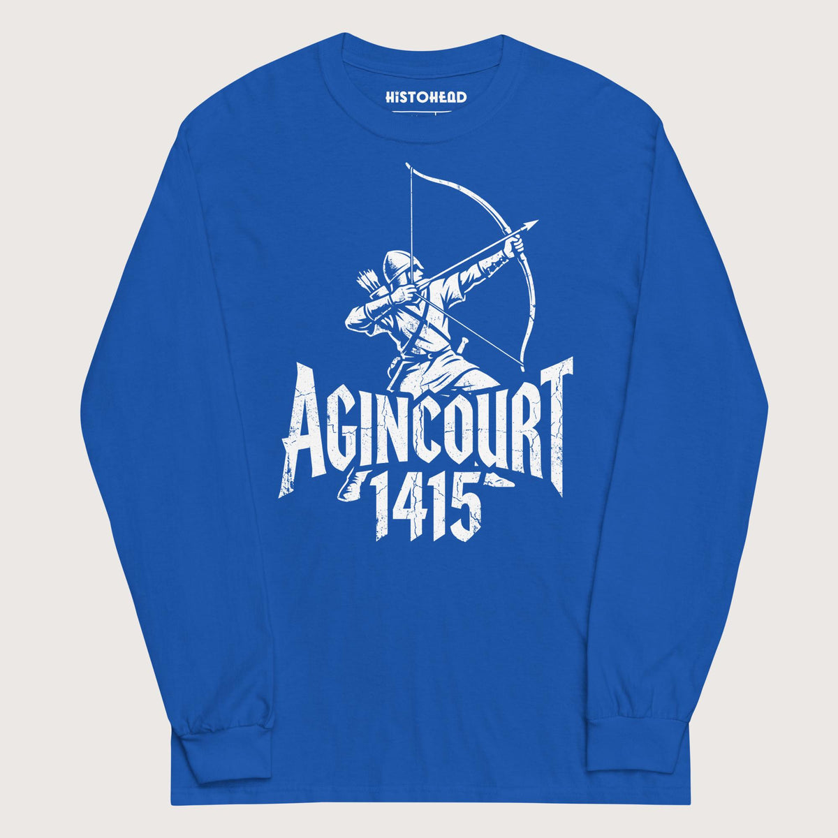 Royal Agincourt 1415 Longbowman - Long Sleeve - history buff gift by HistoHead