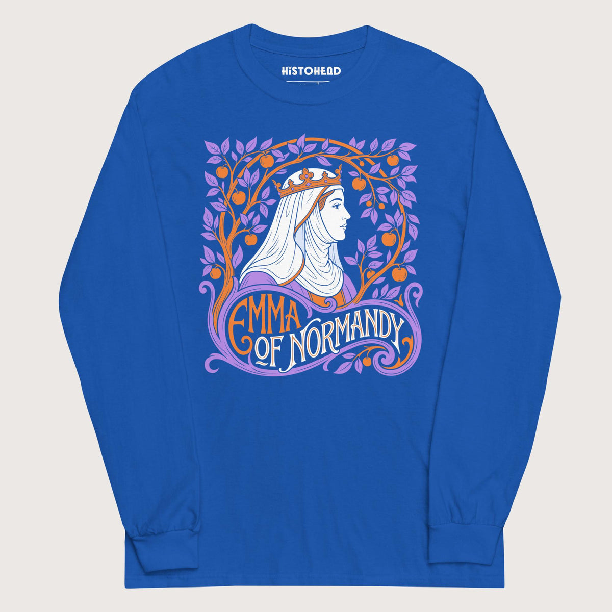 Royal Emma Of Normandy - Long Sleeve - history buff gift by HistoHead