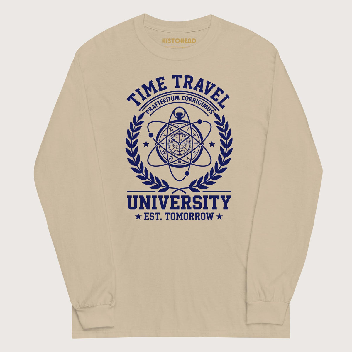 Sand Time Travel University - Long Sleeve - history buff gift by HistoHead