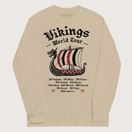 Sand Vikings World Tour - Long Sleeve - history buff gift by HistoHead