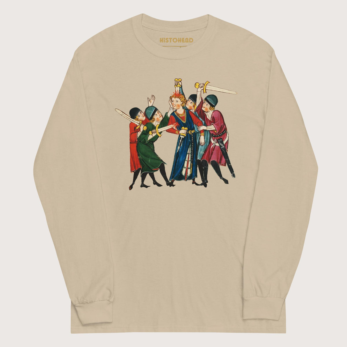 Sand Medieval Positivity - Long Sleeve - history buff gift by HistoHead