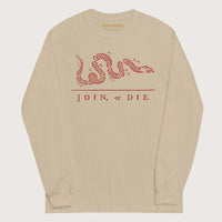 Sand Join Or Die - Long Sleeve - history buff gift by HistoHead