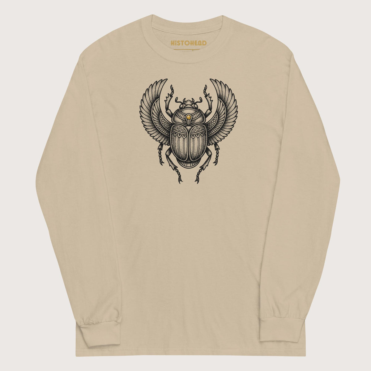 Sand Khepri God of Rebirth - Long Sleeve - history buff gift by HistoHead