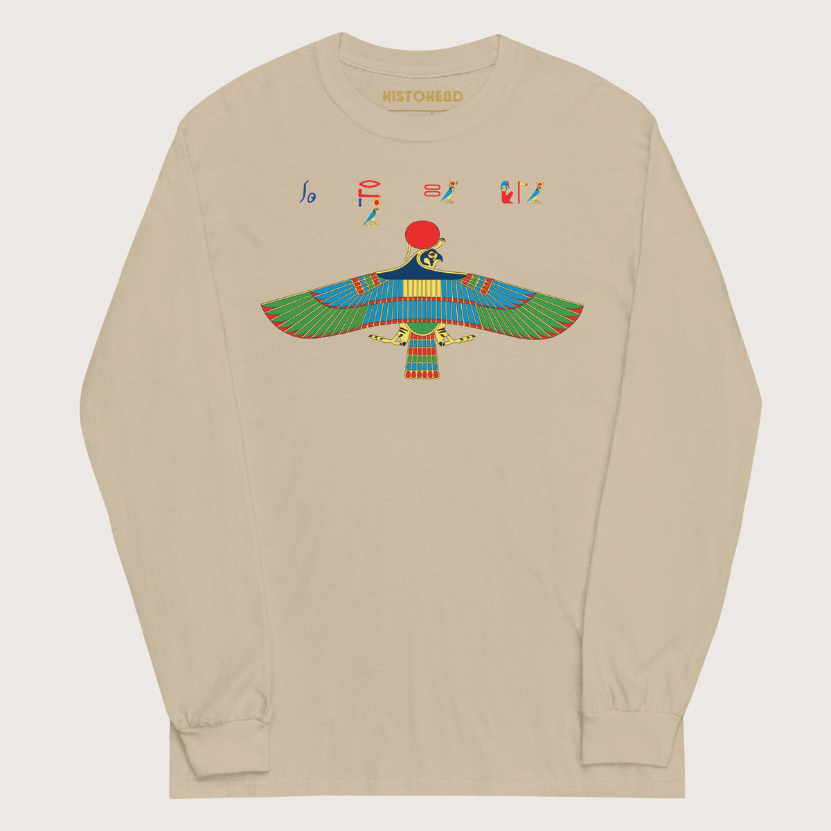 Sand Hawk Emblem of Ra - Long Sleeve - history buff gift by HistoHead