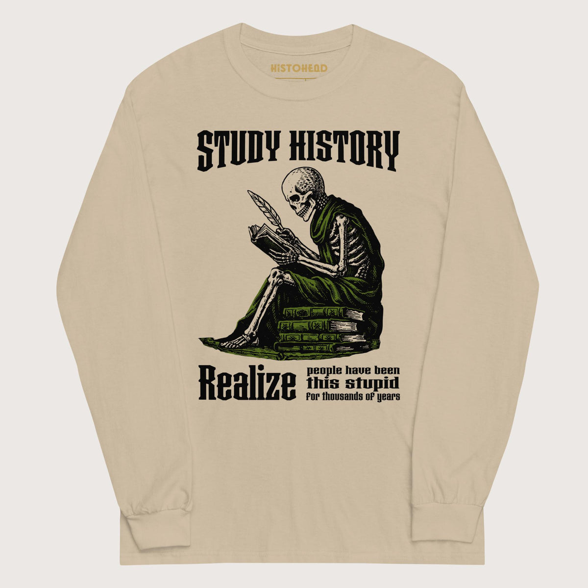 Sand Study History - Long Sleeve - history buff gift by HistoHead